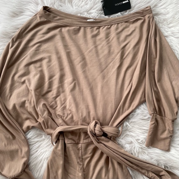 Fashion Nova Down For Some Loungin’ Shorty Romper - Picture 3 of 8